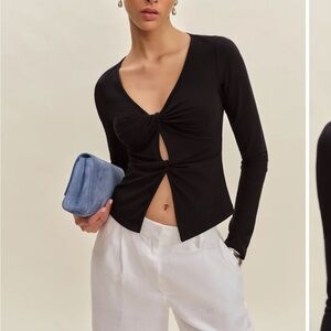 Reformation Silas Knit top